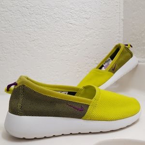 Nike Women's Yellow Slip-On Shoes